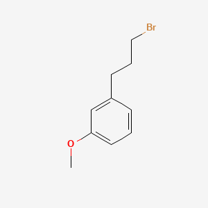 molecular formula C10H13BrO B1266837 1-(3-Bromopropyl)-3-methoxybenzene CAS No. 6943-97-1