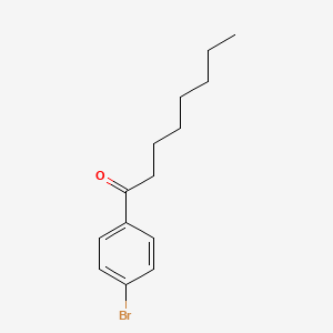 molecular formula C14H19BrO B1266839 p-Bromophenyl heptyl ketone CAS No. 7295-48-9