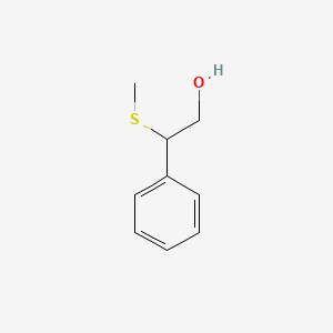 molecular formula C9H12OS B12668392 beta-(Methylthio)benzeneethanol CAS No. 70861-94-8