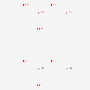molecular formula Bi2Cr2O6 B12668439 Bismuth oxide (Bi2O3), solid soln. with chromium oxide (Cr2O3) CAS No. 102110-72-5