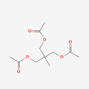 molecular formula C11H18O6 B1266844 Trimethylolethane triacetate CAS No. 13431-59-9