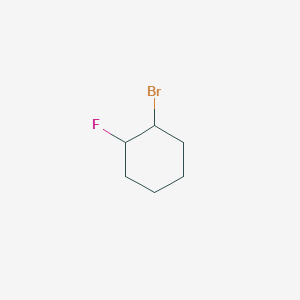 molecular formula C6H10BrF B1266845 1-Bromo-2-fluorocyclohexane CAS No. 656-57-5