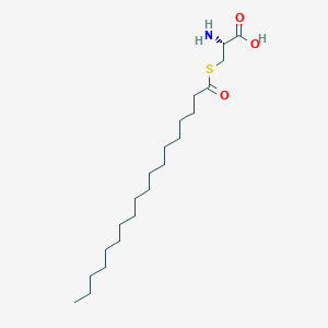 molecular formula C21H41NO3S B12668492 S-Stearoyl cysteine CAS No. 114507-36-7