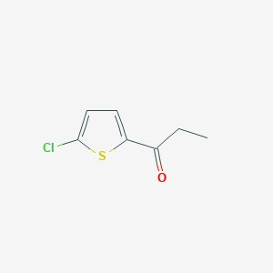 molecular formula C7H7ClOS B1266851 1-(5-氯-2-噻吩基)丙酮 CAS No. 32427-82-0