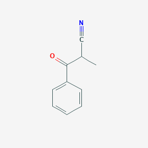 molecular formula C10H9NO B1266852 2-Methyl-3-oxo-3-phenylpropanenitrile CAS No. 7391-29-9
