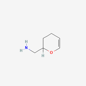 molecular formula C6H11NO B1266854 (3,4-DIHYDRO-2H-PYRAN-2-YL)-METHYLAMINE CAS No. 4781-76-4
