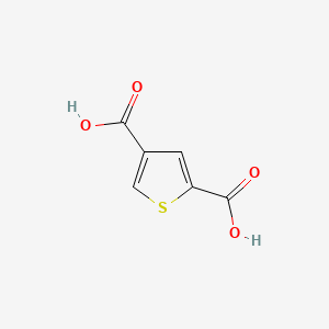 molecular formula C6H4O4S B1266857 2,4-Thiophenedicarboxylic acid CAS No. 36157-39-8