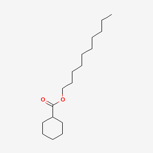 molecular formula C17H32O2 B12668593 Decyl cyclohexanecarboxylate CAS No. 93479-48-2