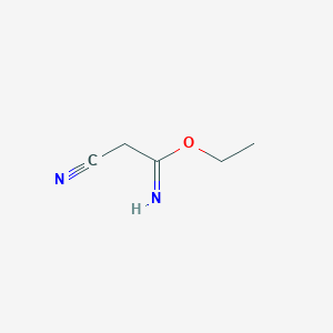 molecular formula C5H8N2O B1266861 Ethyl 2-cyanoethanecarboximidate CAS No. 42003-88-3