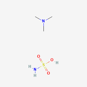 molecular formula C3H12N2O3S B12668614 Trimethylammonium sulfamate CAS No. 6427-17-4