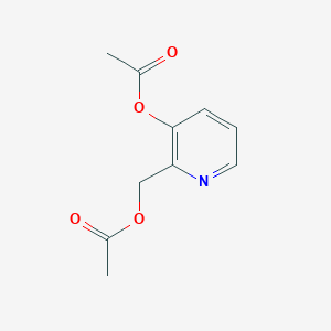 molecular formula C10H11NO4 B1266864 (3-Acetyloxypyridin-2-yl)methyl acetate CAS No. 67992-22-7