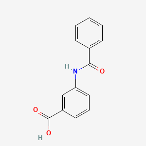 molecular formula C14H11NO3 B1266868 3-(Benzoylamino)benzoic acid CAS No. 587-54-2