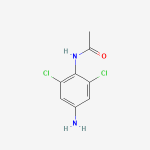 molecular formula C8H8Cl2N2O B1266869 4'-Amino-2',6'-Dichloroacetanilide CAS No. 83386-07-6