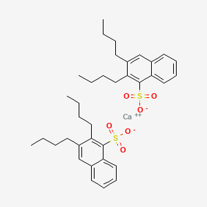 molecular formula C36H46CaO6S2 B12668692 Calcium bis(dibutylnaphthalenesulphonate) CAS No. 53578-90-8