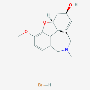 molecular formula C17H22BrNO3 B126687 加兰他敏氢溴酸盐 CAS No. 193146-85-9