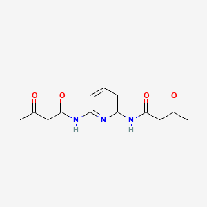 B1266870 2,6-Bis-(acetoacetamido)-pyridine CAS No. 63896-86-6