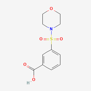 molecular formula C11H13NO5S B1266873 3-(Morpholinosulfonyl)benzoic acid CAS No. 299181-75-2