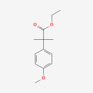 molecular formula C13H18O3 B1266875 Ethyl 2-(4-methoxyphenyl)-2-methylpropanoate CAS No. 2901-19-1