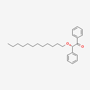molecular formula C26H36O2 B12668780 2-Dodecyloxy-2-phenylacetophenone CAS No. 38482-90-5