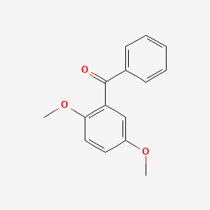 molecular formula C15H14O3 B1266879 (2,5-Dimethoxy-phenyl)-phenyl-methanone CAS No. 4038-13-5