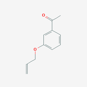 molecular formula C11H12O2 B1266882 1-[3-(烯丙氧)苯基]乙酮 CAS No. 58621-54-8