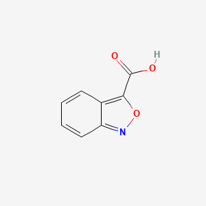molecular formula C8H5NO3 B1266885 2,1-Benzisoxazole-3-carboxylic acid CAS No. 642-91-1