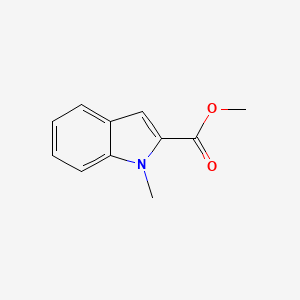 molecular formula C11H11NO2 B1266890 Methyl 1-methyl-1H-indole-2-carboxylate CAS No. 37493-34-8