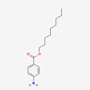 molecular formula C16H25NO2 B12668905 Nonyl 4-aminobenzoate CAS No. 37139-21-2