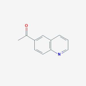 molecular formula C11H9NO B1266891 1-(Quinolin-6-yl)ethanone CAS No. 73013-68-0