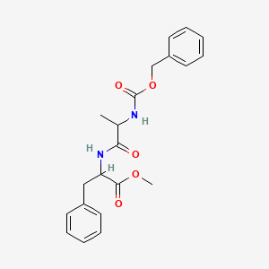 molecular formula C21H24N2O5 B1266893 Z-ALA-PHE-OME CAS No. 3235-14-1