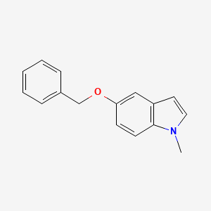 molecular formula C16H15NO B1266896 5-(Benzyloxy)-1-methyl-1h-indole CAS No. 2439-68-1