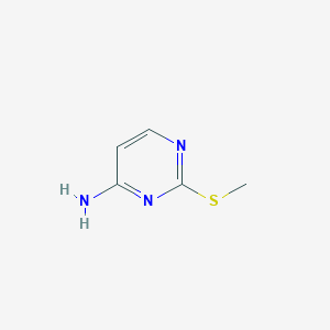 molecular formula C5H7N3S B1266897 2-(甲硫基)嘧啶-4-胺 CAS No. 2183-66-6