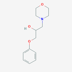 molecular formula C13H19NO3 B1266898 1-Morpholin-4-yl-3-phenoxy-propan-2-ol CAS No. 5296-26-4