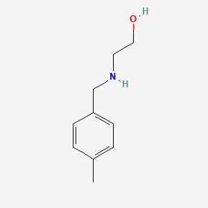 molecular formula C10H15NO B1266904 2-[(4-Methylbenzyl)amino]ethanol CAS No. 40171-87-7