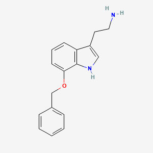 molecular formula C17H18N2O B1266907 7-Benzyloxytryptamine CAS No. 31677-75-5