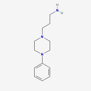 molecular formula C13H21N3 B1266910 3-(4-Phenylpiperazin-1-yl)propan-1-amine CAS No. 20529-19-5