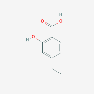 molecular formula C9H10O3 B1266913 4-Ethyl-2-hydroxybenzoic acid CAS No. 22890-53-5