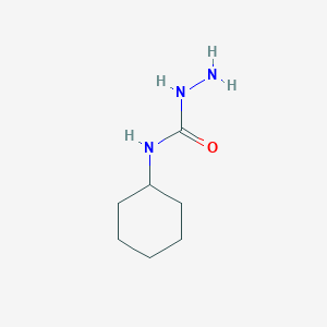molecular formula C7H15N3O B1266914 n-Cyclohexylhydrazinecarboxamide CAS No. 52662-76-7