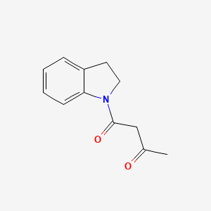 molecular formula C12H13NO2 B1266915 1-(Acetoacetyl)Indoline CAS No. 59551-23-4