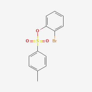 molecular formula C13H11BrO3S B1266918 2-Bromophenyl 4-methylbenzenesulfonate CAS No. 84672-48-0