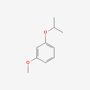 molecular formula C10H14O2 B12669193 Benzene, 1-methoxy-3-(1-methylethoxy)- CAS No. 51241-41-9