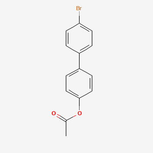 molecular formula C14H11BrO2 B1266920 4-乙酰氧基-4'-溴联苯 CAS No. 84244-98-4
