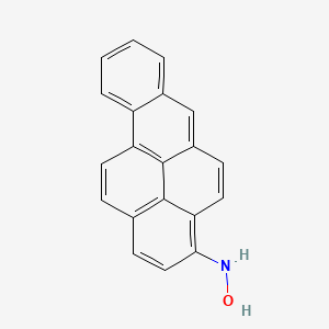molecular formula C20H13NO B12669231 Benzo(a)pyren-3-amine, N-hydroxy- CAS No. 149635-26-7
