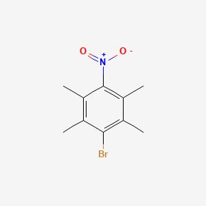 molecular formula C10H12BrNO2 B1266927 3-Bromo-6-nitrodurene CAS No. 52415-10-8