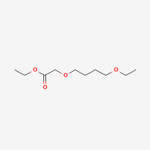 molecular formula C10H20O4 B12669270 Ethyl (4-ethoxybutoxy)acetate CAS No. 3938-92-9