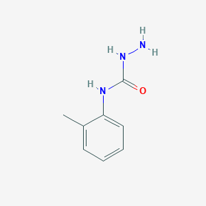 molecular formula C8H11N3O B1266929 3-Amino-1-(2-methylphenyl)urea CAS No. 15940-63-3