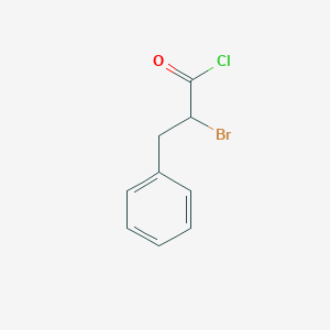 molecular formula C9H8BrClO B1266930 2-Bromo-3-phenylpropanoyl chloride CAS No. 42762-86-7