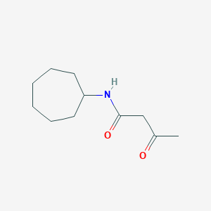 molecular formula C11H19NO2 B1266932 n-Cycloheptyl-3-oxobutanamide CAS No. 58102-38-8