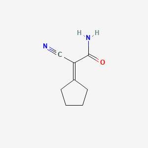 B1266938 2-Cyano-2-cyclopentylideneacetamide CAS No. 875-61-6