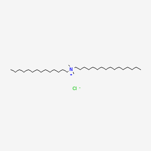 molecular formula C32H68ClN B12669400 Dimethylmyristylpalmitylammonium chloride CAS No. 92233-42-6